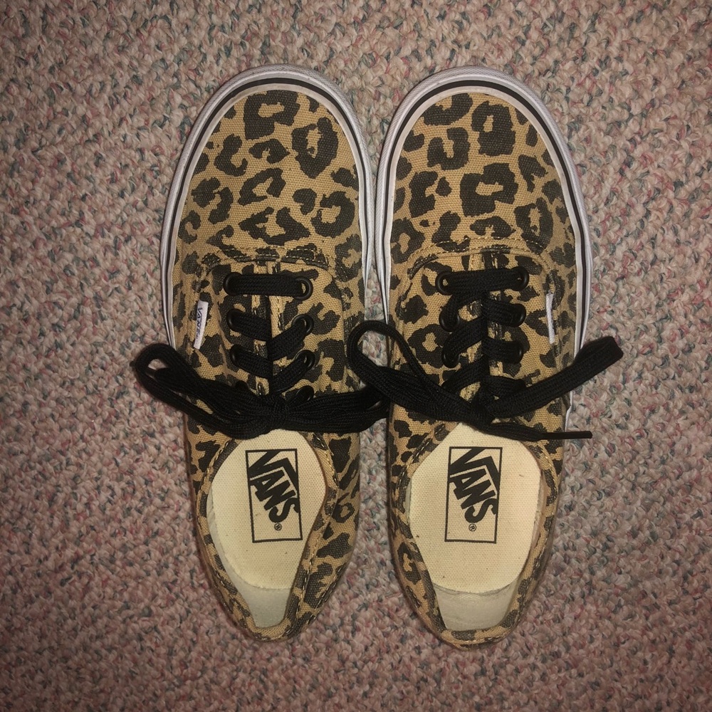 Animal Print Vans (Authentic)